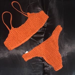 Burnt orange bikini